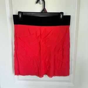 Express Coral Mini Skirt Size M